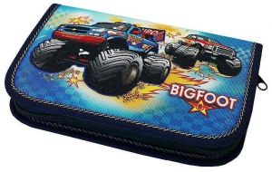 Školní penál NAPLNĚNÝ 1-klopa Bigfoot