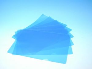 Obal zakládací A4 "L" modrá /AH112/