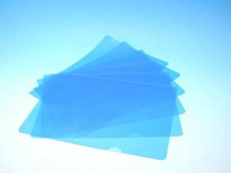 Obal zakládací A4 "L" modrá /AH112/