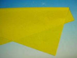 Papír hedvábný ŽLUTÝ 50x70cm, 19g, ARCH, 870410