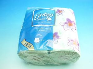 Papír toaletní LINTEO SATIN zelený 200ú.