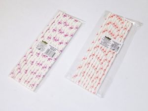Papírové slámky 19.5 cm 10ks /870937/
