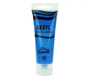 Barvy akrylové 75ml, METAL modrá LUMA