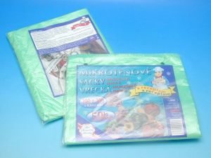 Sáček mikroten 20x30cm zamražovací zelený 50ks