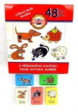 KOH-I-NOOR Pryž měkká barevná 6875 40