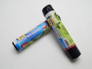 Pytel na odpad 60x80cm/10ks, 60L zatahovací