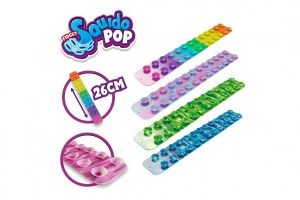 Squido pop/Přísavky antistresové silikon 26cm mix barev