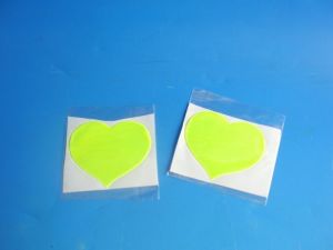 Samolepky dětské reflexní SRDÍČKO 183