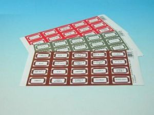 Samolepky na kořenky 20ks potisk