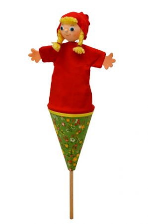 Karkulka s copy 35 cm, kornoutový maňásek