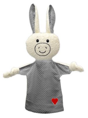 Oslík 36 cm, froté maňásek