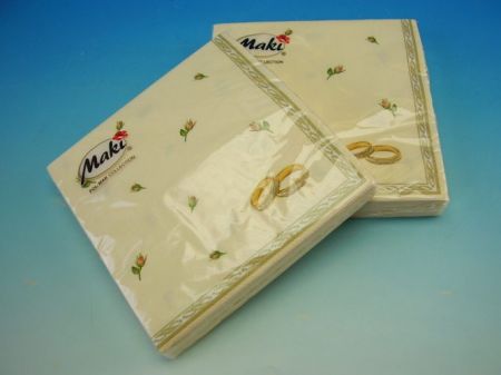 Ubrousky SLSL000101 SVATEBNÍ 33x33,20ks