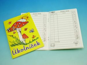 Úkolníček A6 Muchomůrka školní