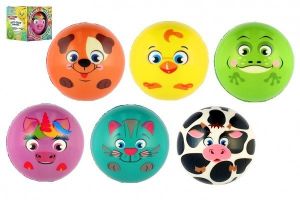 Ciky Caky - bláznivý míč pěna 9cm 6 druhů v krabičce 10x10x10cm