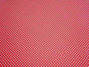 Fotokarton s puntíky 300g 50x70cm bíločervený 5902