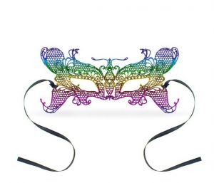 Škraboška duhová, krajková