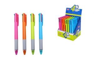 Propiska vícebarevná 0,7mm (4 barvy), kuličkový mechanismus varty