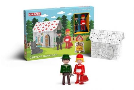 EFKO IGRÁČEK - Červená Karkulka - kreativní set s pohádkou
