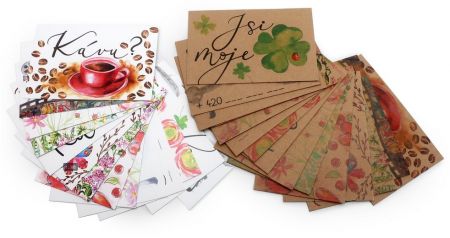 Eva Salvatore Burešová - Komplimentky / 8,5cm x 5,5cm / 30kusů