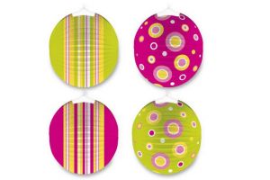 Papírový lampion koule 25cm, mix motivů