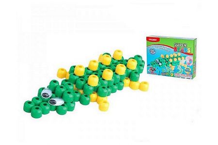 Paulinda Super Beads Jumbo 3D 10x8mm 100ks krokodýl s doplňky v krabičce