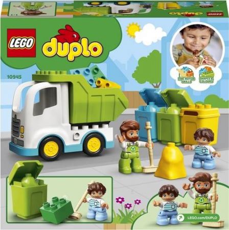 LEGO DUPLO 10945 Popelářský vůz a recyklování