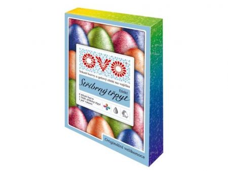 Velikonoční barvy na vajíčka OVO STŘÍBRNÝ TŘPYT 5x5ml