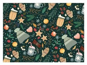 Balící papír vánoční klasik V246 100x70