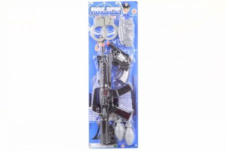 Policejní sada se samopalem