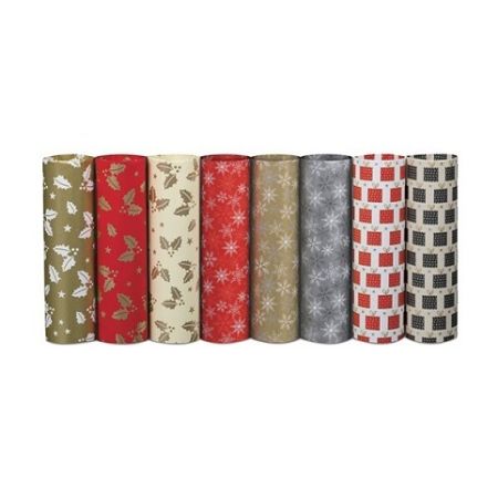 Dárkový balicí papír Buon Natale 2 x 0,7 m, mix motivů
