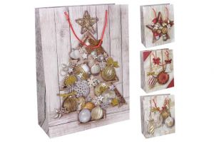 Dárková taška M 32x26x12 cm Vánoce