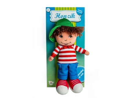 Teddies Panenka kluk Honzík hadrový plyš 30 cm česky mluvící na kartě
