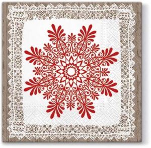 Ubrousek P 33x33 vánoční SPM250034