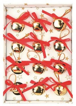 Rolničky zlaté 12ks v krabičce