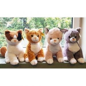 Plyšová kočička sedící 45 cm