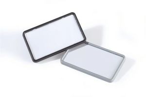 Jmenovka s magnetem, černá, 75x40 mm, DURABLE 812901