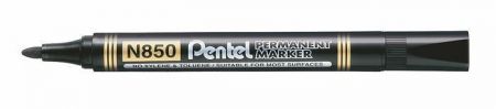 Permanentní popisovač "N850", černá, 1,5 mm, kuželový hrot, PENTEL N850-AE