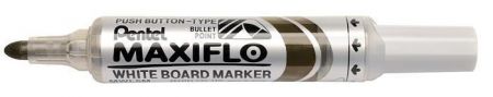 Popisovač na bílou tabuli "Maxiflo MWL5M", hnědá, 2,5 mm, kuželový hrot, PENTEL