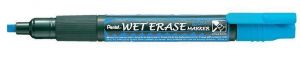 Křídový popisovač "SMW26", modrá, 2 mm, zkosený hrot, PENTEL SMW26-CO