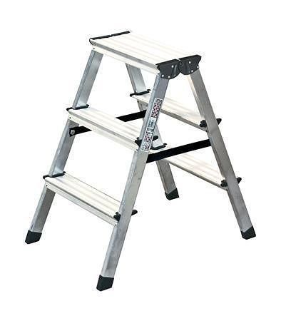 Schůdky "Dopplo", 2 x 3 schody, KRAUSE 120328