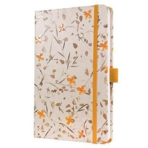 Exkluzivní zápisník &quot;Jolie&quot;, Bloom Orange, 135 x 203 mm, linkovaný, 87 listů, tvrdé desky,