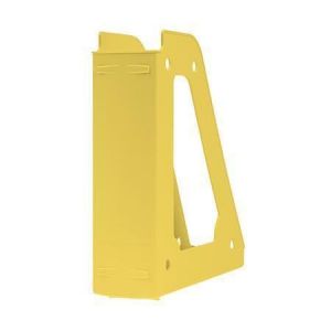 Pořadač na časopisy, pastelově žlutá, plastový, nerozbitný, 70 mm, DONAU 7462101PL-11