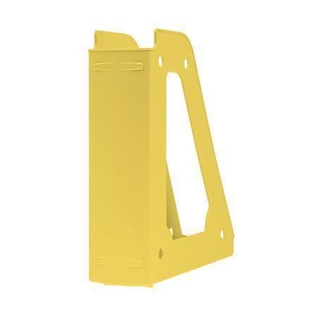 Pořadač na časopisy, pastelově žlutá, plastový, nerozbitný, 70 mm, DONAU 7462101PL-11