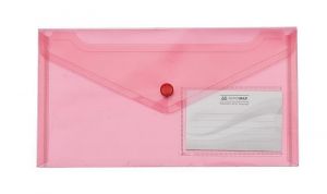 Desky s drukem, pastelově červená, PP, DL, 160 mikronů, PANTA PLAST 0461-0002-05