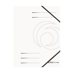 Herlitz - Desky s gumou A4 bílé