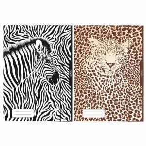 Herlitz - Desky s gumou A3 Animal Print, 3 chlopně