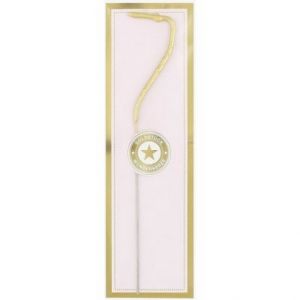 Prskavka - číslice 7, zlatá 6,5cm