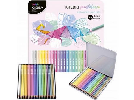 Pastelky Kidea 3hr. 24 barev Pastel