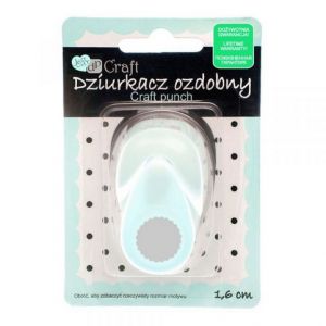 Děrovačka dekorační 1,6cm vroubkované