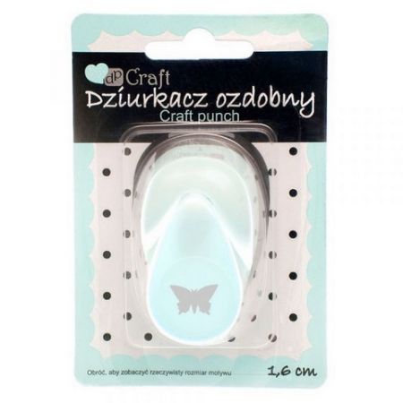 Děrovačka dekorační 1,6cm MOTÝL